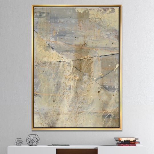 Designart - Geometric Cream Block I